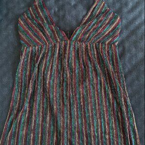 Rainbow Metallic Foil PRIDE Forever 21 Dress M